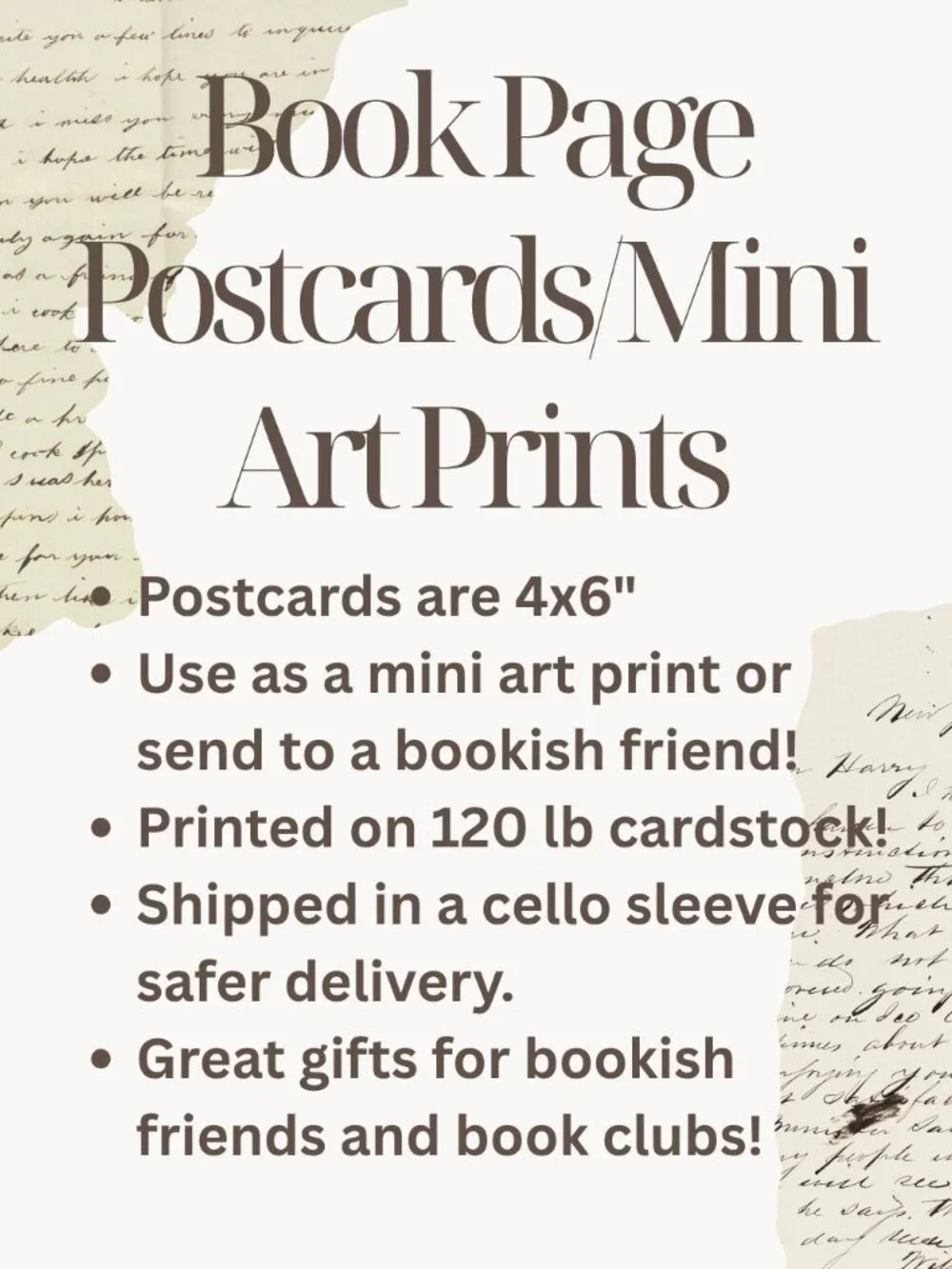 Dracula Book Page Postcard Mini Art Print, Horror Art Print
